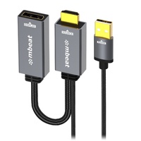 mbeat Tough Link HDMI to DisplayPort Adapter USB Power