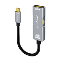 mbeat Tough Link USB-C to DisplayPort Adapter 100W PD Space Grey