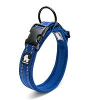 Heavy Duty Reflective Collar Royal Blue 2XS