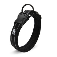 Heavy Duty Reflective Collar Black L