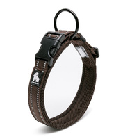 Heavy Duty Reflective Collar Brown XL