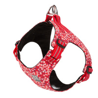 True Love Floral Doggy Harness Red XS