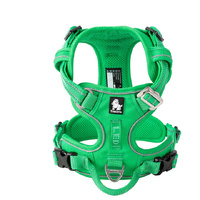 True Love No Pull Harness Green Medium