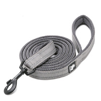 True Love Reflective Pet Leash 2m Grey Small