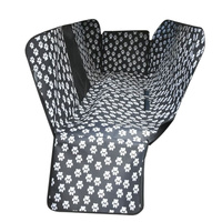 Kuta Waterproof Pet Car Seat Cover Hammock Mesh Window Black
