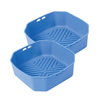 Healthy Choice Air Fryer Silicone Liners 2-Pack BPA-Free