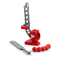 GEM Toys Cricket Ball Pitcher Adjustable Angles 5 Ball Capacity