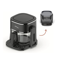 Healthy Choice 5L Air Fryer Grill 1400W Digital Touch Glass Basket