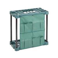 Hacienda Garden Tool Storage Rack Organiser Green Shed Tidy