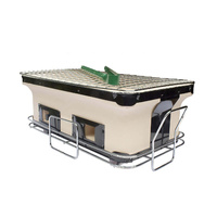 Healthy Choice Portable Hibachi Tabletop Dual Charcoal Grill