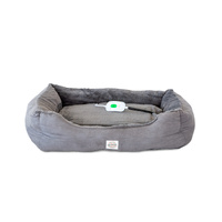 Hacienda Electric Heated Rabbit Faux Fur Pet Bed Medium