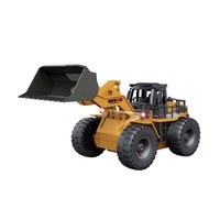 Lenoxx Remote Control Bulldozer Truck Yellow Driving Toy