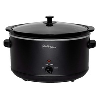 Healthy Choice 8L Slow Cooker 300W Ceramic Pot Black