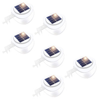 Lenoxx Solar Multipurpose Light White 6-Piece Outdoor