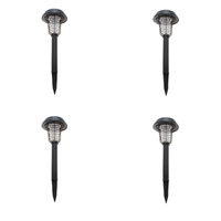 Lenoxx Wireless Solar Mosquito Killer Lamp 4-Piece Black