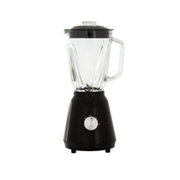 Healthy Choice 500W Glass Blender 1.5L Black Dual Speed