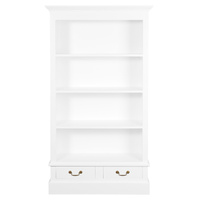 Centrum Furniture Tasmania 2 Drawer Bookcase White