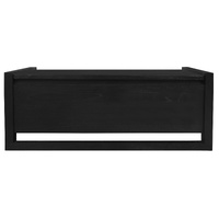 Centrum Jasper Blanket Box Storage Bench Black