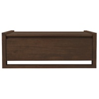 Centrum Jasper Blanket Box Storage Bench Walnut