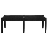 Centrum Kelly Loom Oak Bench Black