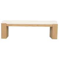 Centrum Adelle Solid Mindi Timber Bench Large Natural