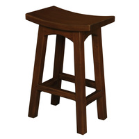 Centrum Furniture Tokyo Timber Kitchen Counter Stool Mahogany