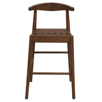 Centrum Elliot Leather Kitchen Counter Stool Walnut