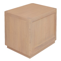 Centrum Gatsby 2-Drawer Bedside Table Natural