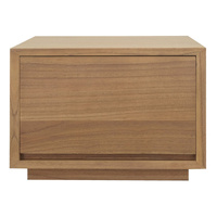 Centrum Furniture Oscar 1 Drawer Low Bedside Table Natural