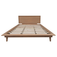 Centrum Gatsby Platform Queen Bed Frame Natural