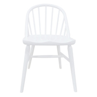 Centrum Vera Solid Oak Dining Chair Set of 2 - White