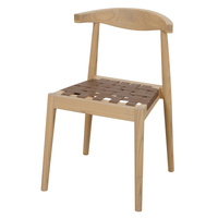 Centrum Elliot Leather Dining Chair - Natural