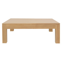 Centrum Amsterdam Solid Mindi Timber Coffee Table - Natural