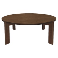 Centrum Adelle Round Coffee Table - Walnut
