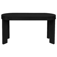 Centrum Brentwood 2 Drawer Oval Desk Black