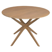 Centrum Furniture Dion Solid Oak Round Dining Table Natural