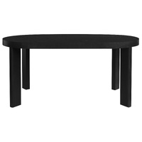 Centrum Apollo Oval Dining Table Black