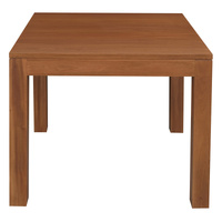 Centrum Amsterdam Solid Mahogany Dining Table 90x90cm Light Pecan