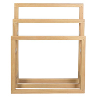Centrum Furniture Nobu White Cedar Towel Stand Natural