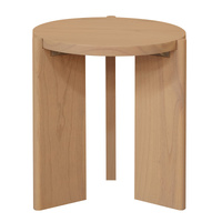 Centrum Furniture Apollo Round Timber Side Table Natural