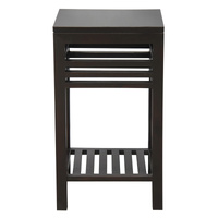 Holland Solid Mahogany Lamp Table (Chocolate)