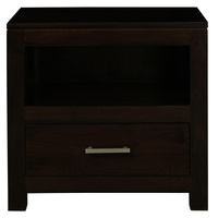 Centrum Furniture Paris 1 Drawer Mahogany Lamp Table Chocolate