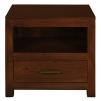 Centrum Furniture Paris 1 Drawer Mahogany Lamp Table