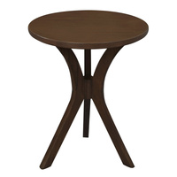 Centrum Gatsby Round Side Table Small Walnut