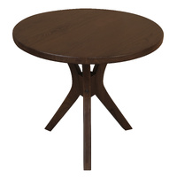 Centrum Gatsby Round Side Table Large Walnut