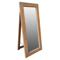 Centrum Furniture Manhattan Solid Timber Standing Mirror 65x150cm Natural
