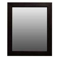 Centrum Furniture Ascott Solid Timber Frame Wall Mirror Chocolate