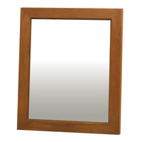Centrum Furniture Ascott Solid Timber Frame Wall Mirror Light Pecan