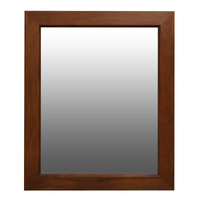 Centrum Furniture Ascott Solid Timber Frame Wall Mirror Mahogany