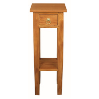 Ezra Straight Leg Plant Stand (Light Pecan)
